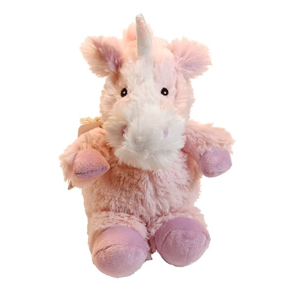 Warmies Plush Unicorn in Pink Unicorn - Heatable Lavender Scented - Picture 1 of 6